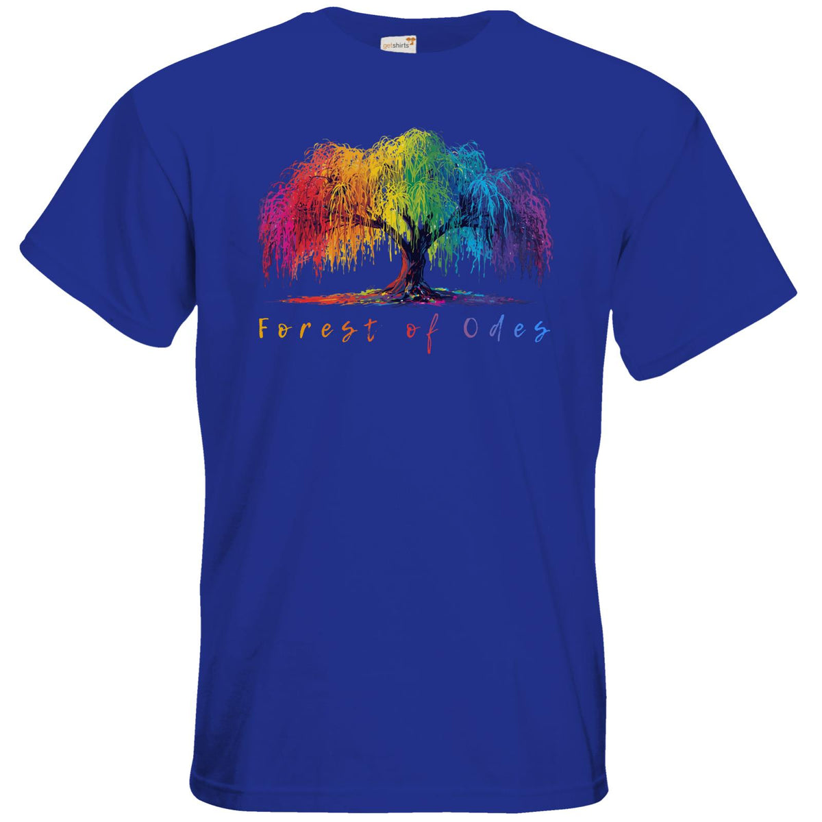 T-Shirt Premium - Farbenfrohe Trauerweide