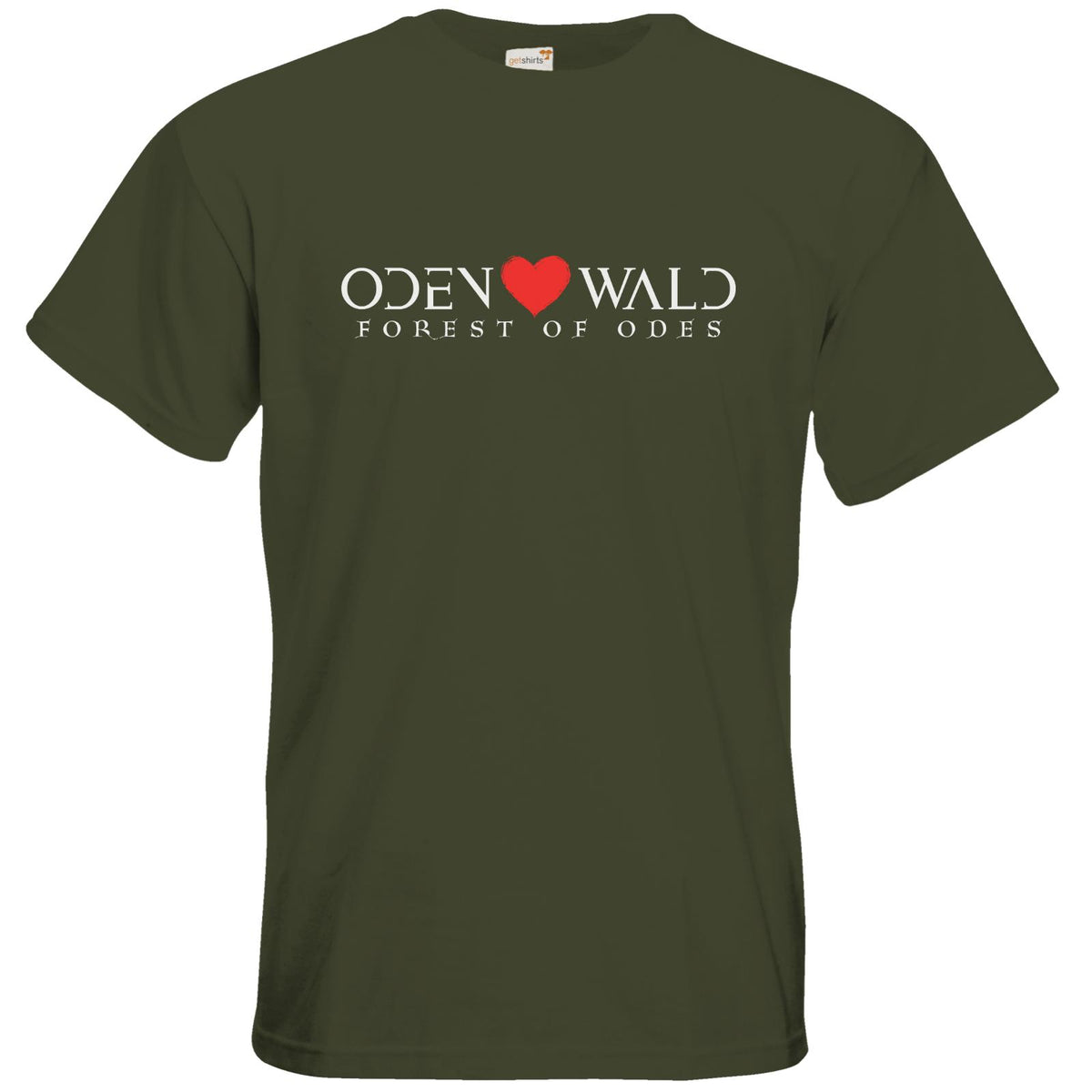 T-Shirt Premium - Odenwald mit Herz