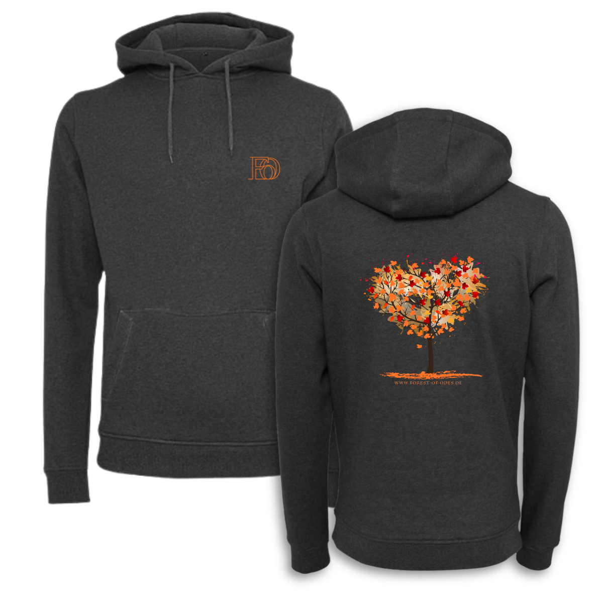 Hoodie Heavy Herbst-Herz