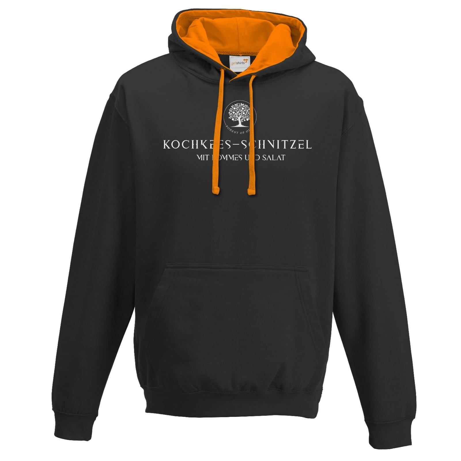 Jetblack/Orangecrush, XS