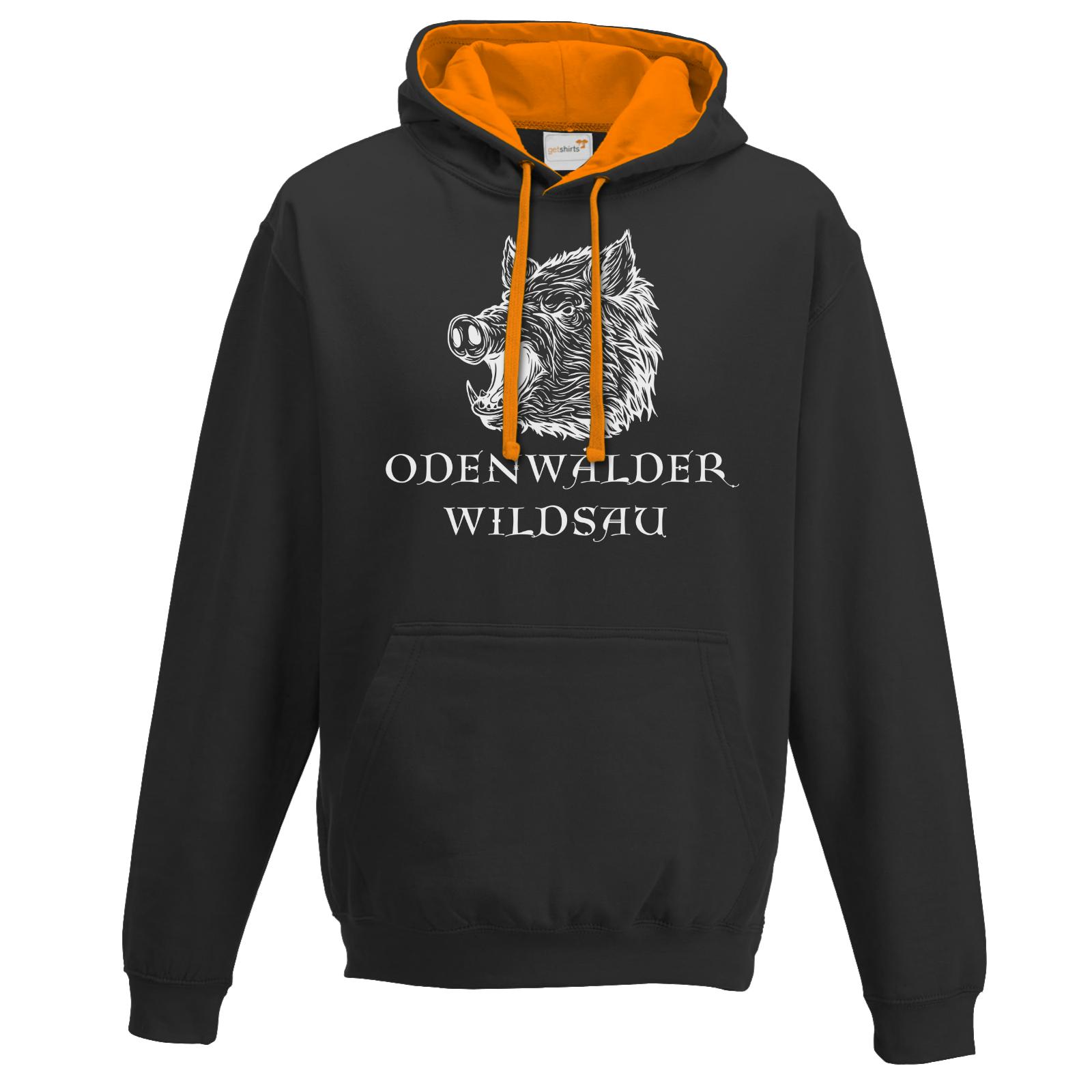 Jetblack/Orangecrush, XS