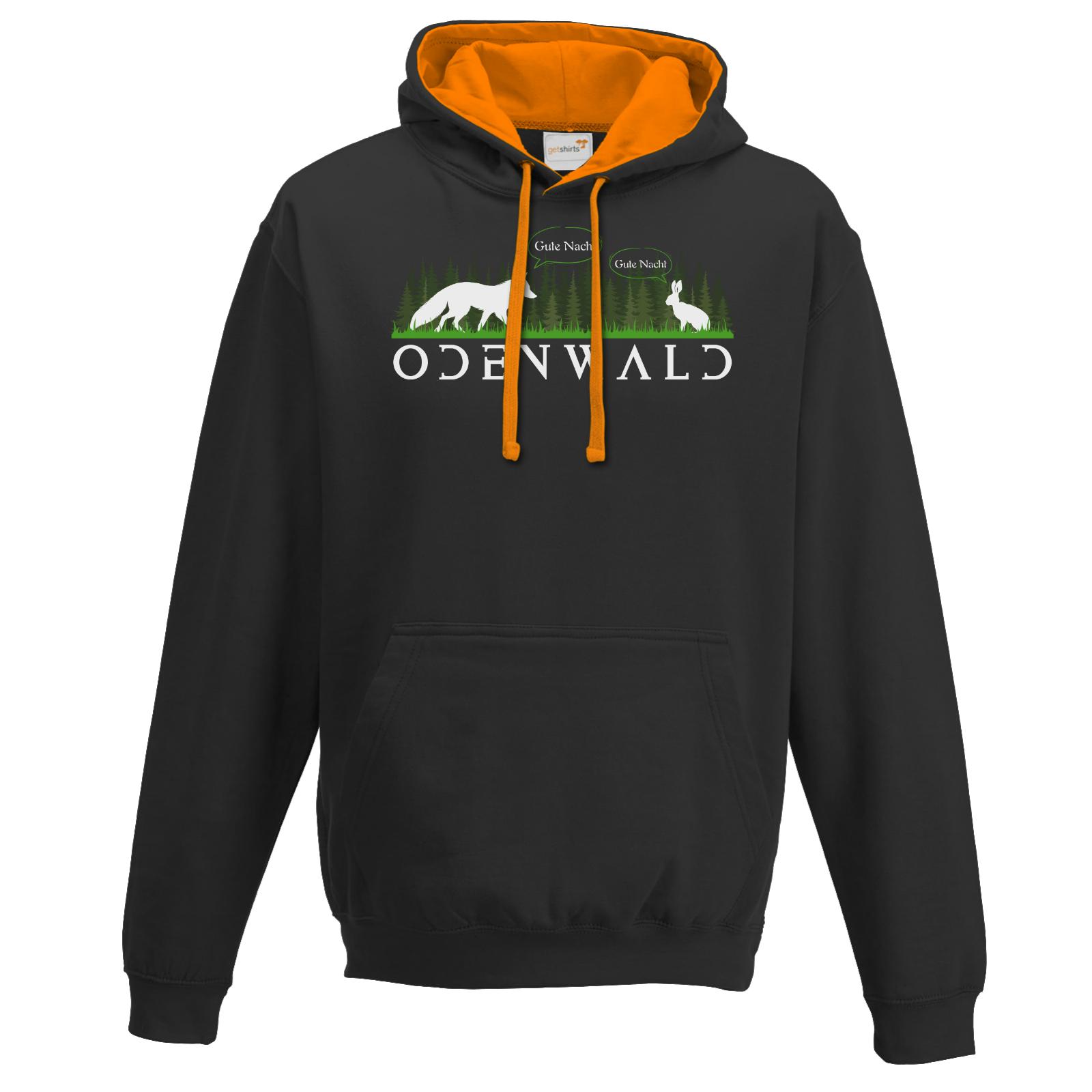 Jetblack/Orangecrush, XS