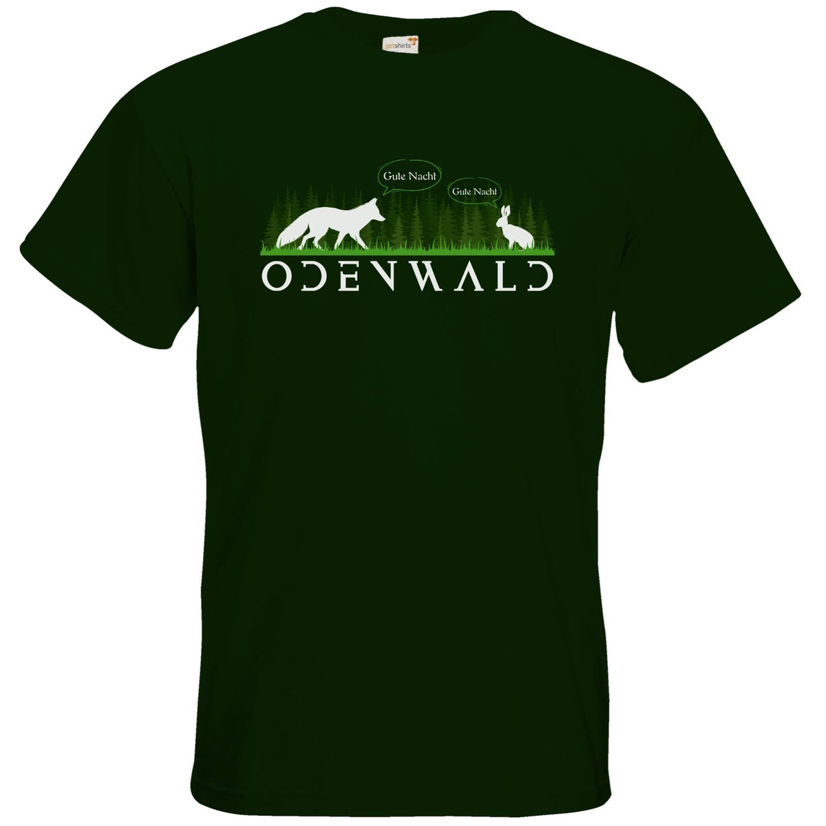 T-Shirt Premium - Fuchs und Hase