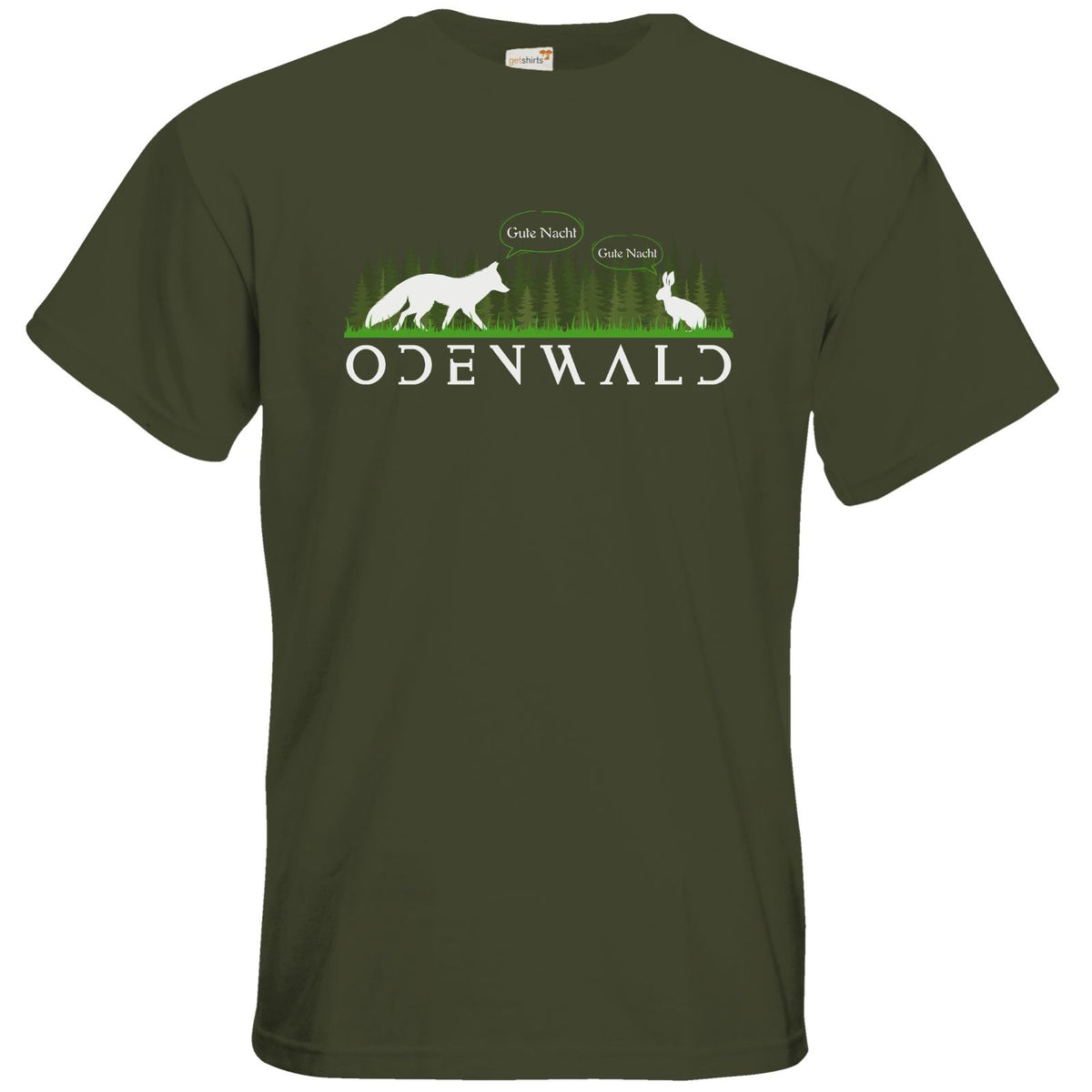 T-Shirt Premium - Fuchs und Hase