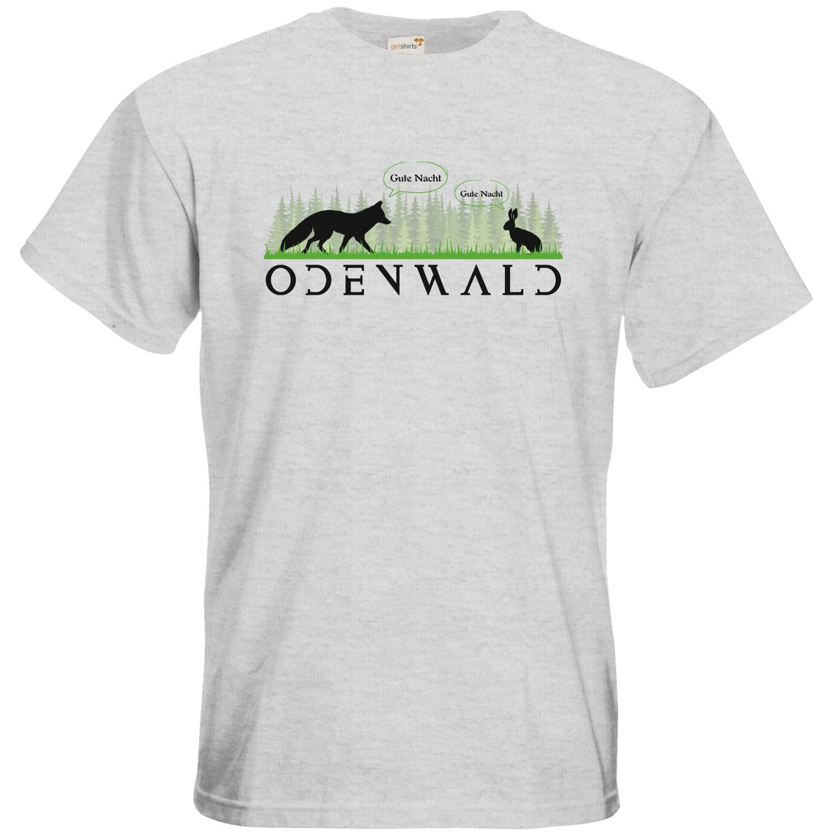 T-Shirt Premium - Fuchs und Hase