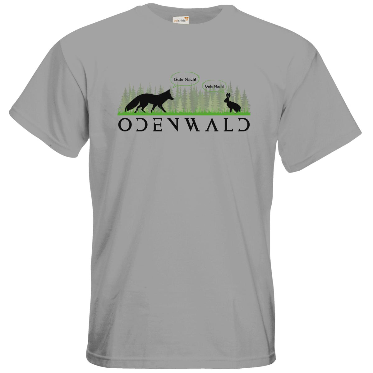 T-Shirt Premium - Fuchs und Hase